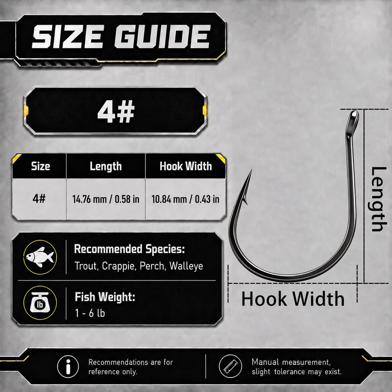 50 szt. haczyki fishingowe z okrągłym łukiem do drop shotu