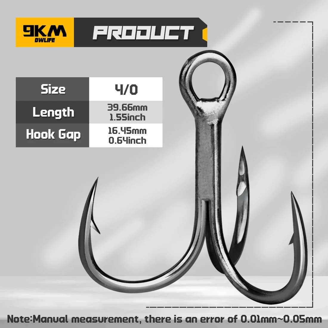 Czarne kotwiczki morskie (triple hooks)